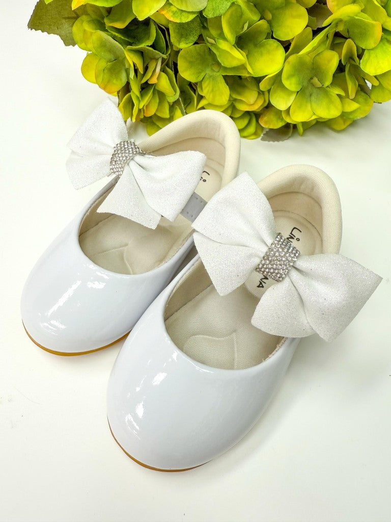 Sapatilha Flor Di Mila Penelope Branco - Leveza e Charme para os Pezinhos | Bebeloo Kids