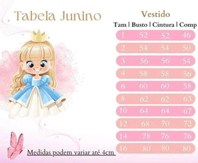 Vestido Junino Sem Short Madalena - Leveza e Elegância para Meninas | Bebeloo Kids