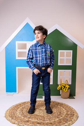 Camisa Junina Miss Cherry Rodeio Bruno - Elegância e Conforto para os Pequenos | Bebeloo Kids