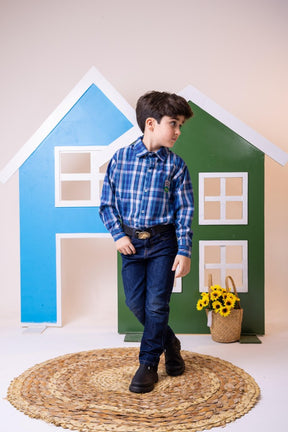 Camisa Junina Miss Cherry Rodeio Bruno - Elegância e Conforto para os Pequenos | Bebeloo Kids
