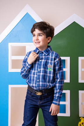 Camisa Junina Miss Cherry Rodeio Bruno - Elegância e Conforto para os Pequenos | Bebeloo Kids