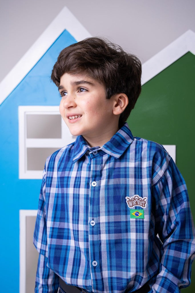Camisa Junina Miss Cherry Rodeio Bruno - Elegância e Conforto para os Pequenos | Bebeloo Kids