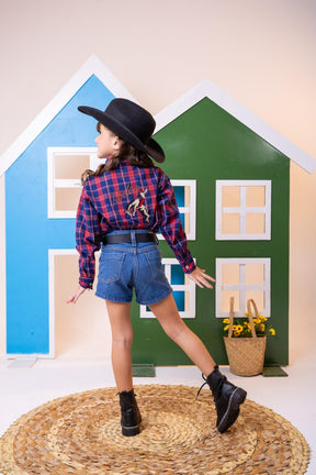 Camisa Junina Miss Cherry Rodeio Patrick - Elegância e Conforto para os Pequenos | Bebeloo Kids