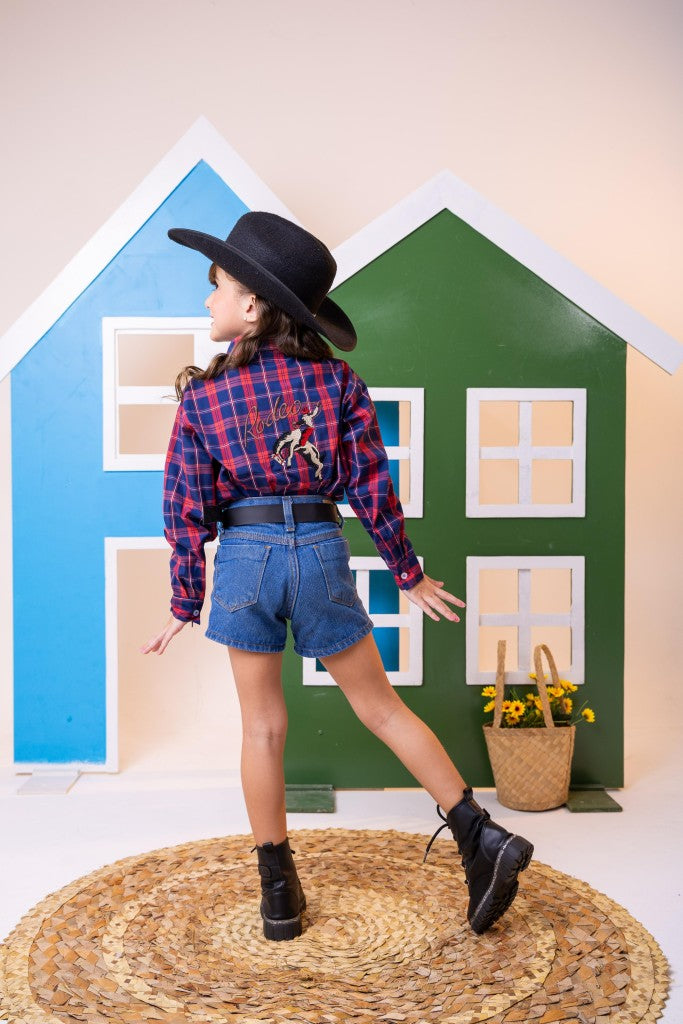 Camisa Junina Miss Cherry Rodeio Patrick - Elegância e Conforto para os Pequenos | Bebeloo Kids