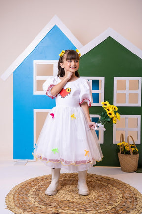 Vestido Junino Banana Club Luxo Arraial dos Apaixonados Noiva/Noivinha - Leveza e Elegância para Meninas | Bebeloo Kids