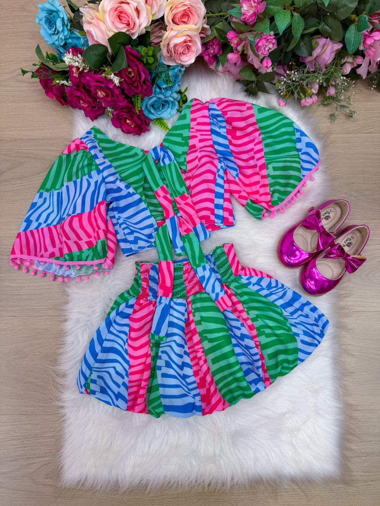 Conjunto Banana Club Alice Pink - Estilo Delicado para o Dia a Dia | Bebeloo Kids
