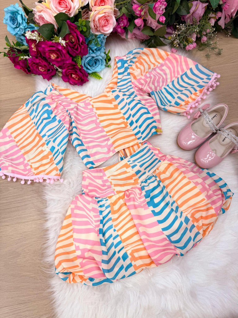 Conjunto Banana Club Alice Rosa Bebe - Estilo Delicado para o Dia a Dia | Bebeloo Kids