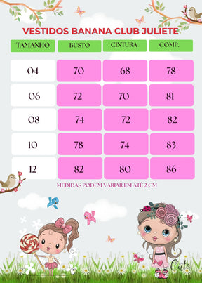 Vestido Banana Club Juliete Pink - Leveza e Elegância para Meninas | Bebeloo Kids