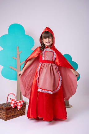 Fantasia Princesa Belli Longa Chapeuzinho Vermelho (FANTPRNCBLLCHPZNVMRL)