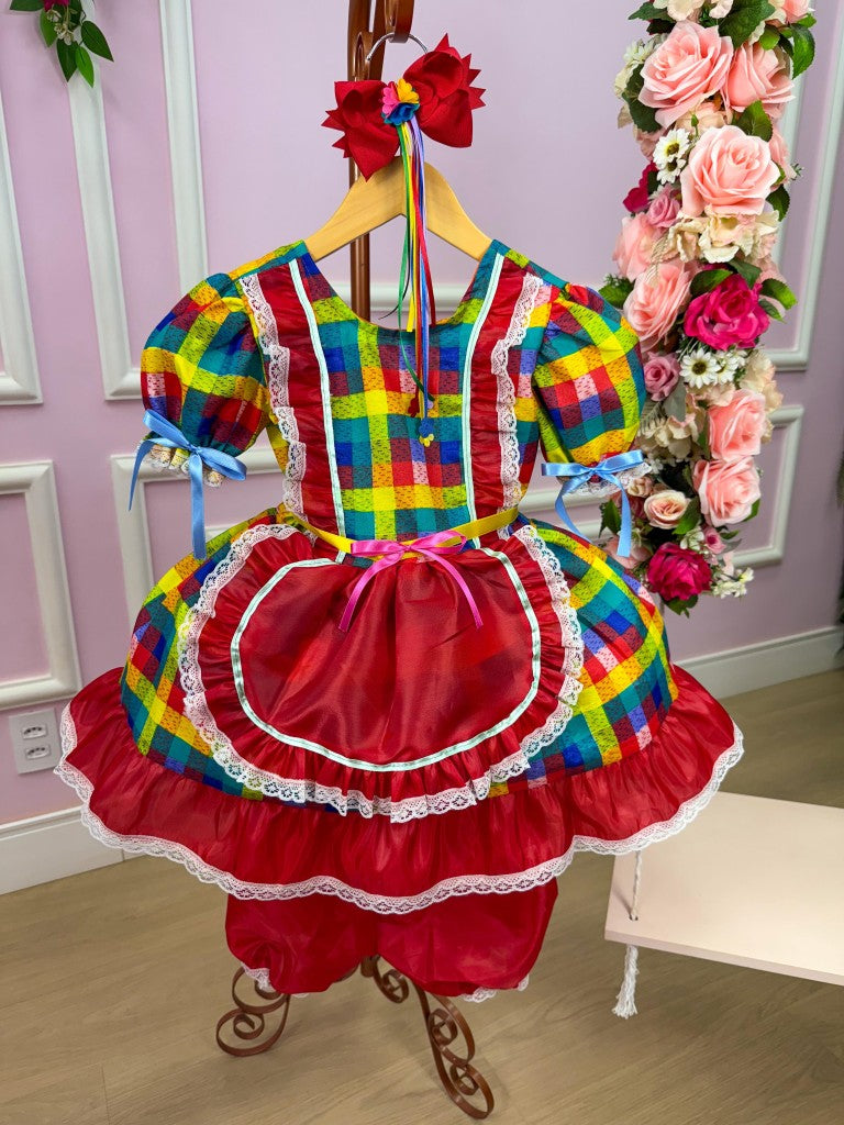 Vestido Junino Bell Valentina - Leveza e Elegância para Meninas | Bebeloo Kids