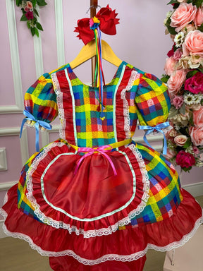 Vestido Junino Bell Valentina - Leveza e Elegância para Meninas | Bebeloo Kids