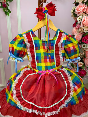 Vestido Junino Bell Valentina - Leveza e Elegância para Meninas | Bebeloo Kids