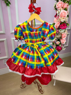 Vestido Junino Bell Valentina - Leveza e Elegância para Meninas | Bebeloo Kids
