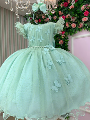 Vestido Menina Bonita Maju Verde Menta (VESTMNBNTNJVRD)