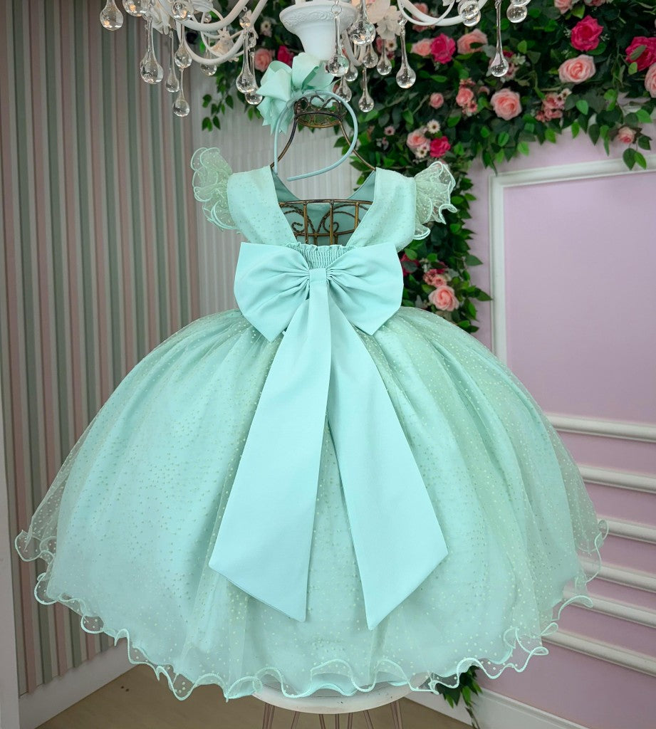 Vestido Menina Bonita Maju Verde Menta (VESTMNBNTNJVRD)