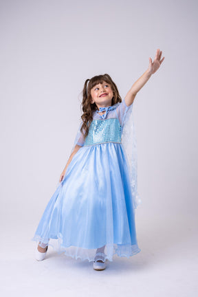Fantasia Princesa Elsa Frozen Longa - Qualidade e Cuidado para os Pequenos | Bebeloo Kids