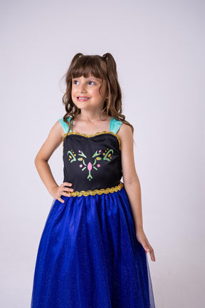 Fantasia Princesa Ana Frozen Longa - Qualidade e Cuidado para os Pequenos | Bebeloo Kids