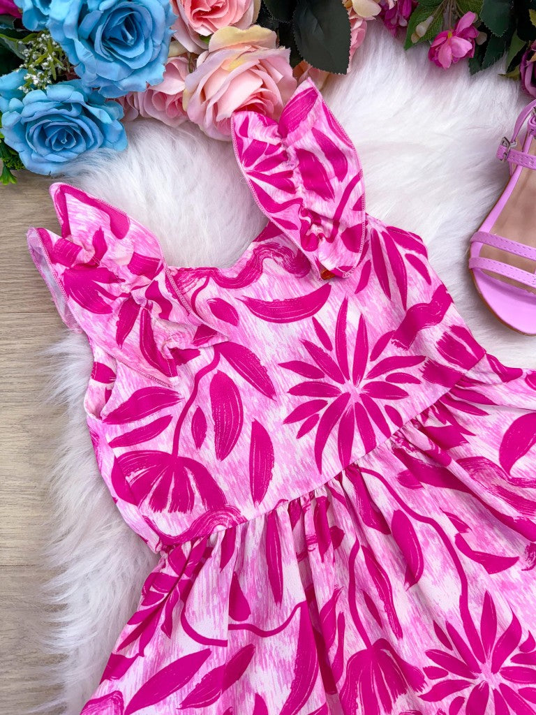 Vestido Banana Club Nayara Pink - Leveza e Elegância para Meninas | Bebeloo Kids
