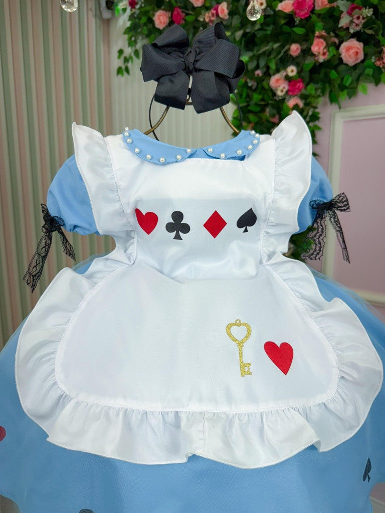Vestido Princesa Alice no Pais das Maravilhas - Leveza e Elegância para Meninas | Bebeloo Kids