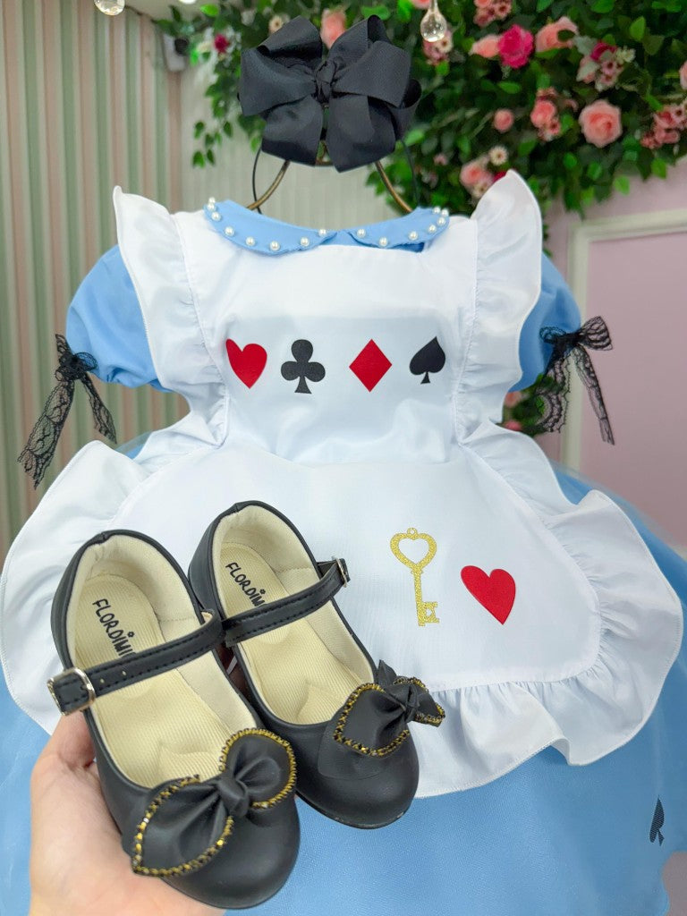 Vestido Princesa Alice no Pais das Maravilhas - Leveza e Elegância para Meninas | Bebeloo Kids