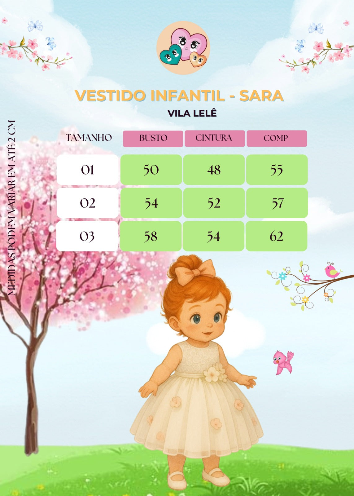 Vestido Vila Lele Bebe Sarah Flores Branco - Leveza e Elegância para Meninas | Bebeloo Kids