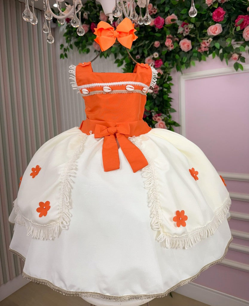 Vestido Tematicos Kids Moana Modelo 3 - Leveza e Elegância para Meninas | Bebeloo Kids