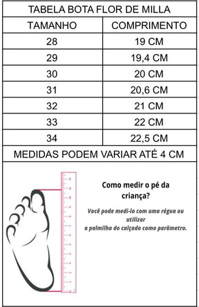 Bota/Coturno Flor di Mila Aylla Prata Boiadeira - Qualidade e Cuidado para os Pequenos | Bebeloo Kids