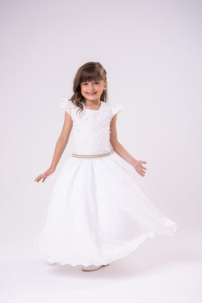 Vestido Ysa Kids Ariane Longo Off - Leveza e Elegância para Meninas | Bebeloo Kids