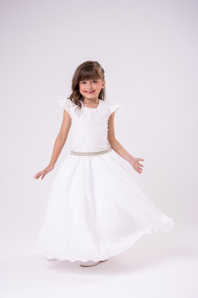 Vestido Ysa Kids Ariane Longo Off - Leveza e Elegância para Meninas | Bebeloo Kids