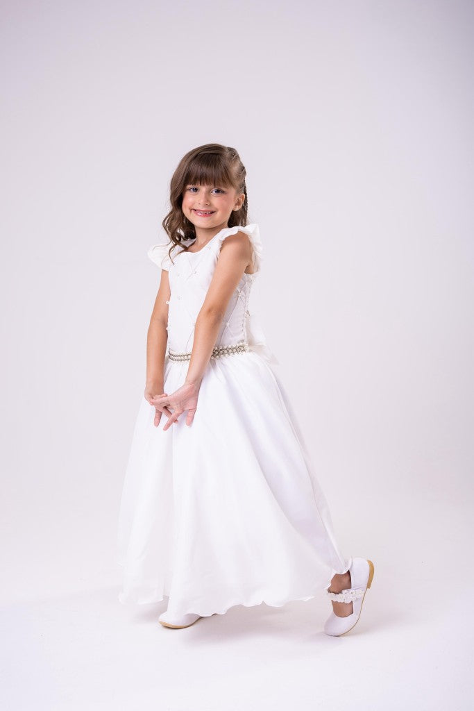 Vestido Ysa Kids Ariane Longo Off - Leveza e Elegância para Meninas | Bebeloo Kids