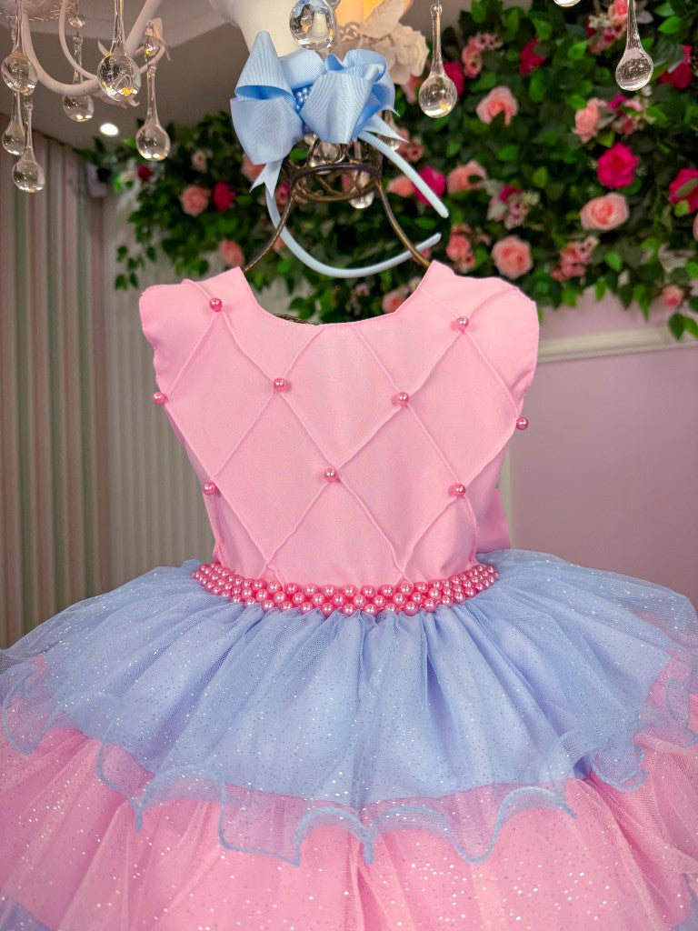 Vestido Ysa Kids Lauren Rosa - Leveza e Elegância para Meninas | Bebeloo Kids