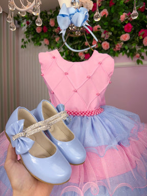 Vestido Ysa Kids Lauren Rosa - Leveza e Elegância para Meninas | Bebeloo Kids