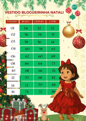 Vestido Blogueirinha Natali Verde - Natal