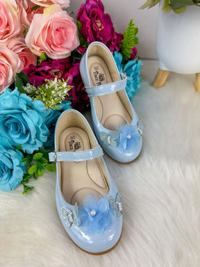 Sapatilha Doce Pe Jardim Encantado Azul Bebe - Diversão e Encanto para Brincar | Bebeloo Kids