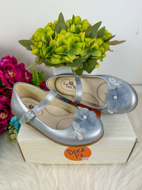 Sapatilha Doce Pe Jardim Encantado Prata - Diversão e Encanto para Brincar | Bebeloo Kids