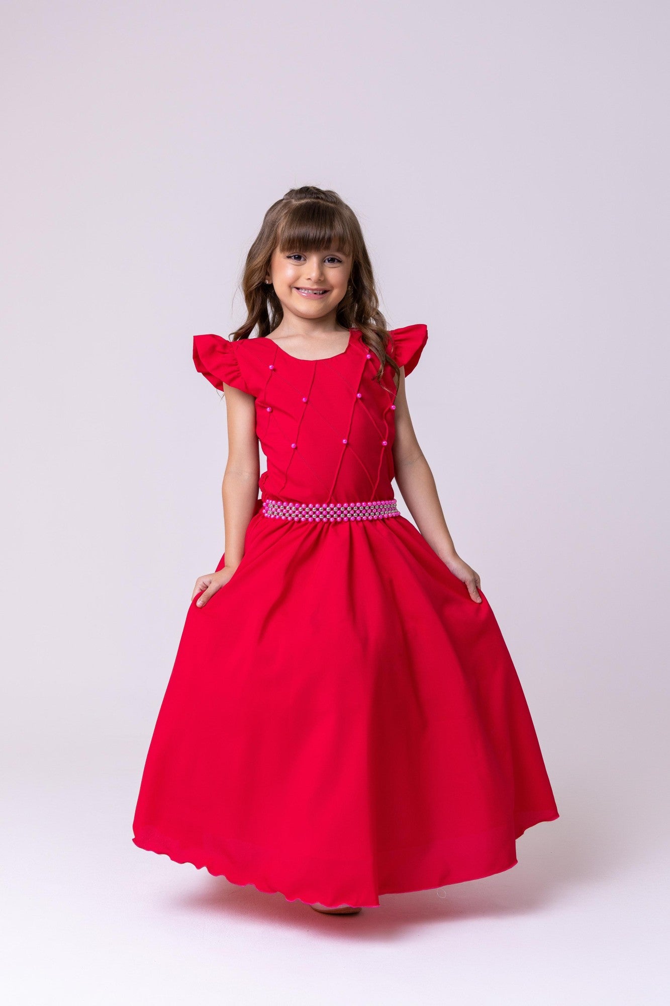 Vestido Ysa Kids Ariane Longo Pink - Leveza e Elegância para Meninas | Bebeloo Kids