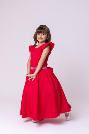 Vestido Ysa Kids Ariane Longo Pink - Leveza e Elegância para Meninas | Bebeloo Kids