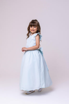 Vestido Ysa Kids Ariane Longo Verde Porto Fino - Leveza e Elegância para Meninas | Bebeloo Kids
