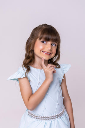 Vestido Ysa Kids Ariane Longo Verde Porto Fino - Leveza e Elegância para Meninas | Bebeloo Kids