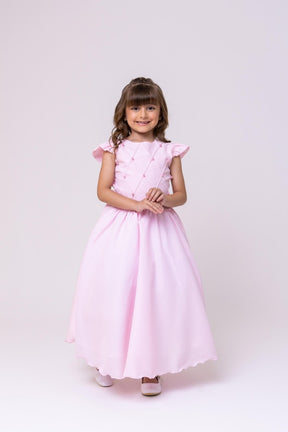 Vestido Ysa Kids Ariane Longo Rosa Bebe - Leveza e Elegância para Meninas | Bebeloo Kids