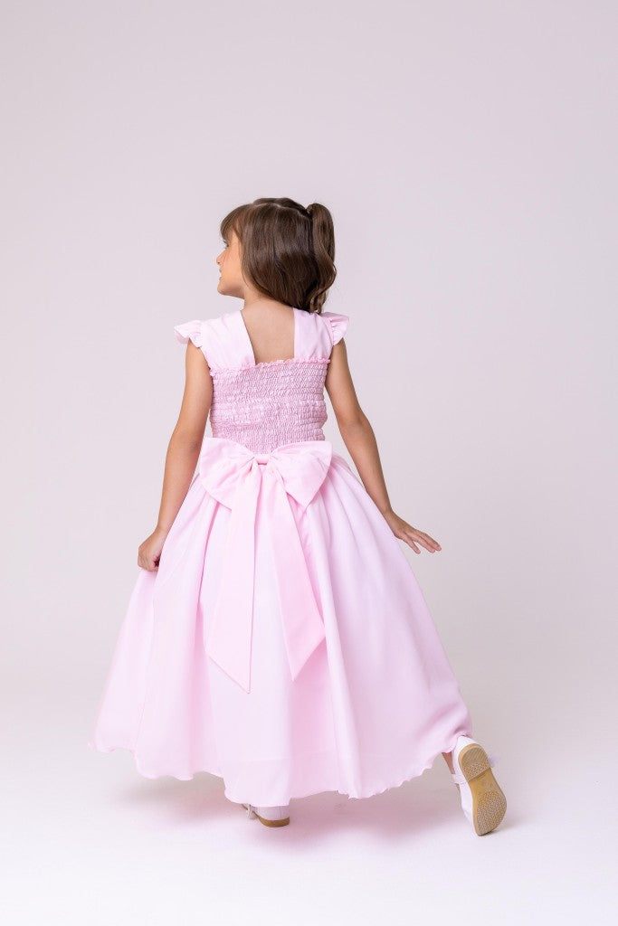 Vestido Ysa Kids Ariane Longo Rosa Bebe - Leveza e Elegância para Meninas | Bebeloo Kids