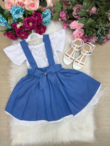 Vestido Banana Club Salopete Virginia - Leveza e Elegância para Meninas | Bebeloo Kids