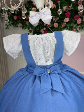 Vestido Banana Club Salopete Virginia - Leveza e Elegância para Meninas | Bebeloo Kids