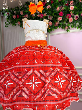 Vestido Temáticos Infantil Luxo Moana Modelo 3 - Leveza e Elegância para Meninas | Bebeloo Kids