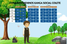 Conjunto Meninos Kanga Social Preto Colete - Estilo Delicado para o Dia a Dia | Bebeloo Kids