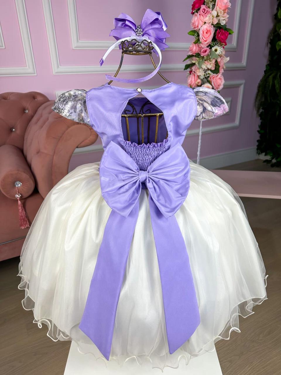 Vestido Marie Saia Off Peito Florido Lilas (VESTMARIESAIOFFPTFLRLL)