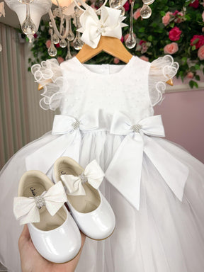 Vestido Marie Bebe Mia Branco - Leveza e Elegância para Meninas | Bebeloo Kids