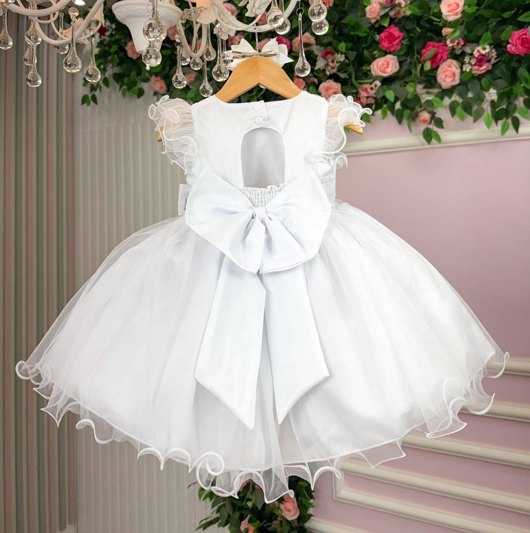 Vestido Marie Bebe Mia Branco - Leveza e Elegância para Meninas | Bebeloo Kids