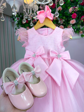 Vestido Marie Bebe Mia Rosa Bebe - Leveza e Elegância para Meninas | Bebeloo Kids