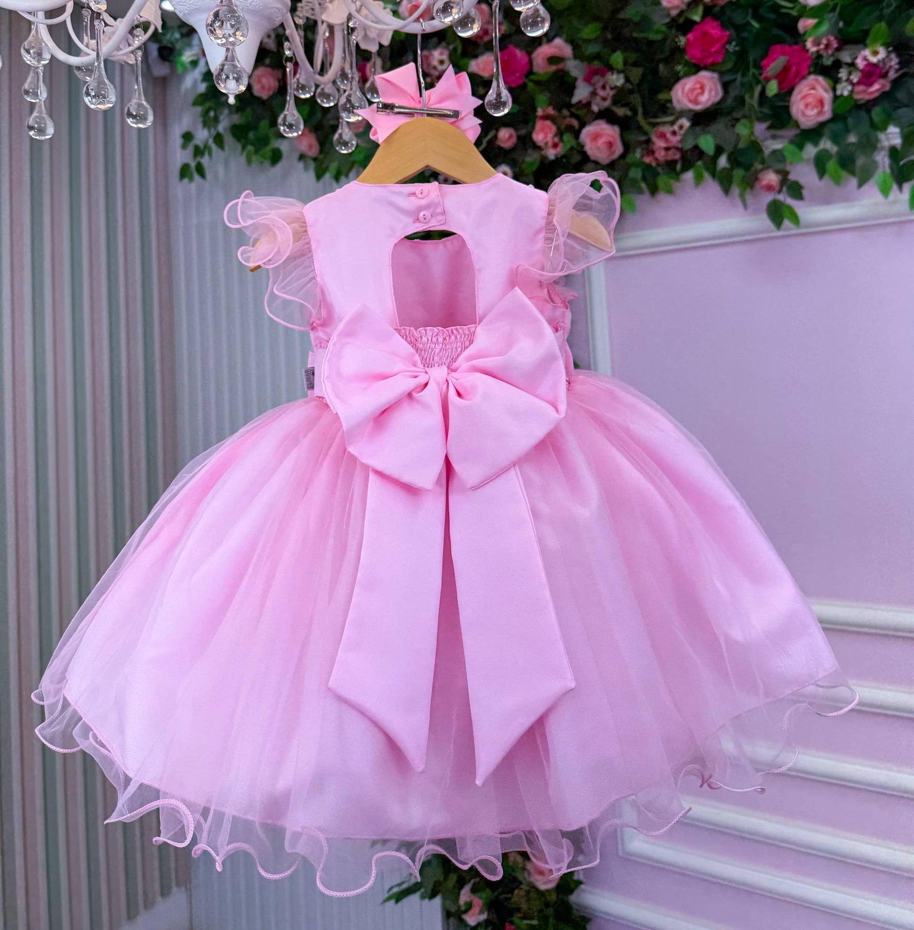 Vestido Marie Bebe Mia Rosa Bebe - Leveza e Elegância para Meninas | Bebeloo Kids
